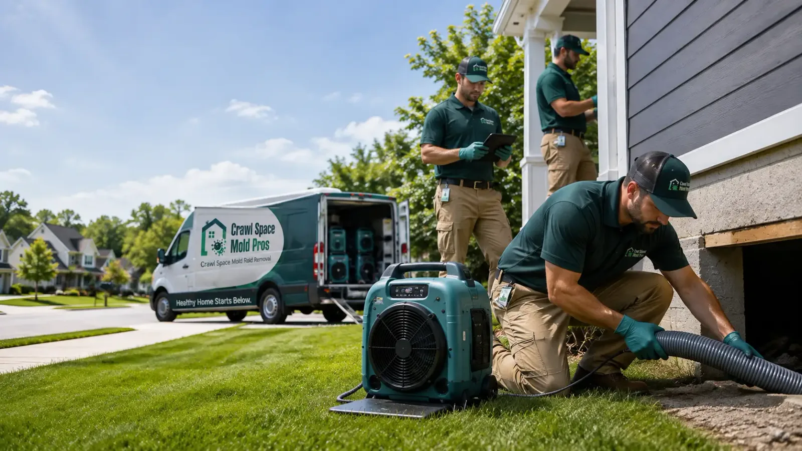 Crawl Space Mold Removal in Medford, MA